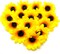 Summer Sunflower Heads – 20pcs Mini Yellow Artificial Silk Flowers for Home, Party, DIY Crafts & Outdoor Decor Floral Arrangements